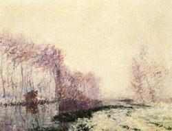 Gustave Loiseau The Eure River in Winter